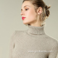 women slim fit thick wool sweater